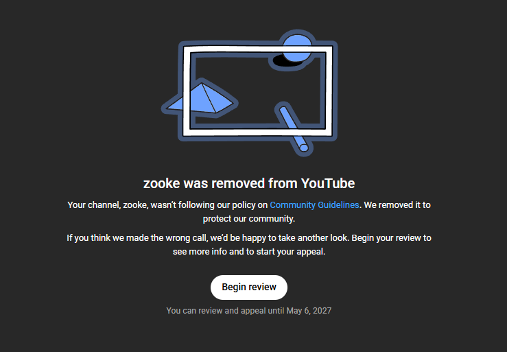 zookeai's tweet photo. @YouTubeCreators, why youtube removed my all the channel this is my 3rd channel has been banned i does not do any kind of the fraud but they deleted why ? zookeai is my channel why they deleted ? https://t.co/rjiTZ5Qycl