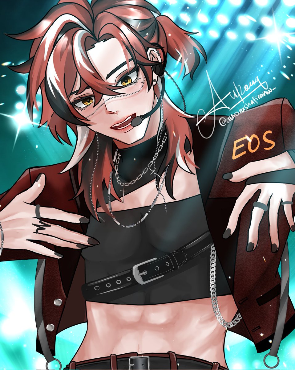 aurorashafiranw's tweet photo. EOS IDOL VER 3/4 
WIP SOUTA #harristethic #SoutaArt #artion #gehennart #Eonofstars https://t.co/zMUU8Nyy7v