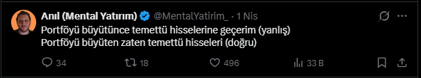 Anıl (Mental Yatırım) tweet media