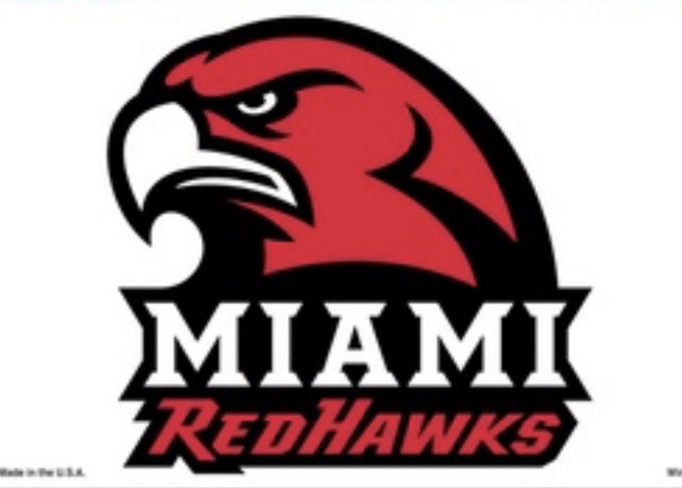 Emac2029's tweet photo. Blessed to receive an offer from Miami RedHawks Football and Miami University!
Thank you to @Coach_Hud4 and the entire staff for believing in me. @Martin_Miami_HC @CoachZeek_ @miamiuniversity @AllenTrieu @SWiltfong_ @ChadSimmons_ @GregSmithRivals @D1RecruitNation https://t.co/a5sZNcr9SF