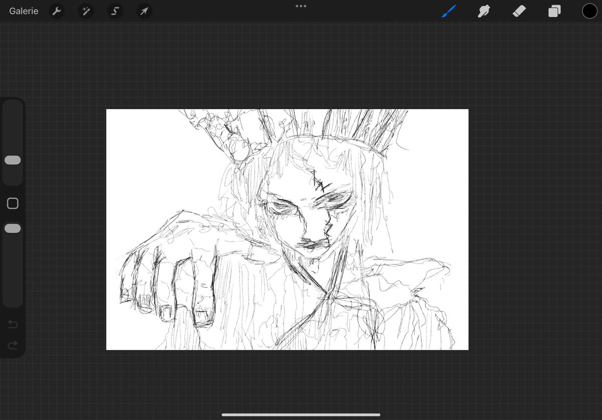 gesicht03's tweet photo. wip / la bouffonne et le roi (en vrai c’est la reine et le bouffon mais bref) https://t.co/OEVqO9v92t
