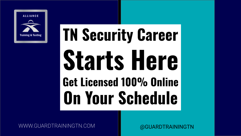 GuardTrainingTN's tweet photo. Skip the commute. Skip the classroom. 🚨 Your TN Security Career Starts Here. Get Licensed 100% Online, entirely On Your Schedule. Step into a growing industry today. 
Click here to begin: https://t.co/WtvK8m4VSZ

#Tennessee #SecurityCareer #OnlineClasses #TNJobs https://t.co/mL6vvZg9mi