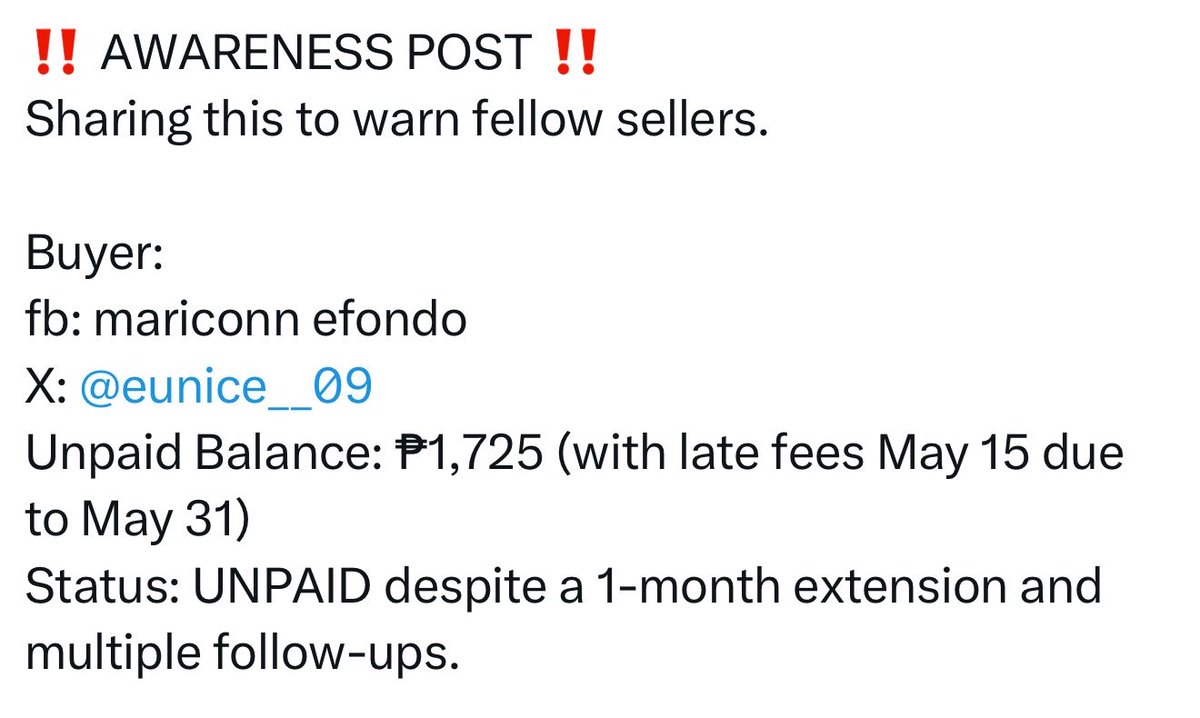 ‼️BOGUS BUYER/JOY MINER‼️
<a href="/eunice__09/">eunice</a>

pls wag mag mine if hindi niyo balak bayaran sayang naman ung effort at oras ng seller. hindi na sana ako magpopost kasi small amount lang naman pero nakita ko kasi na hnd lang ako. sinearch ko username mo puro awareness thread nakita ko.