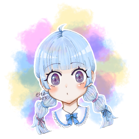 eito_box's tweet photo. 好きなものを描きました。
青髪、リボンやフリル♡
#ゴールデンウィークSNS展覧会2026 https://t.co/RAKNmIlhg7