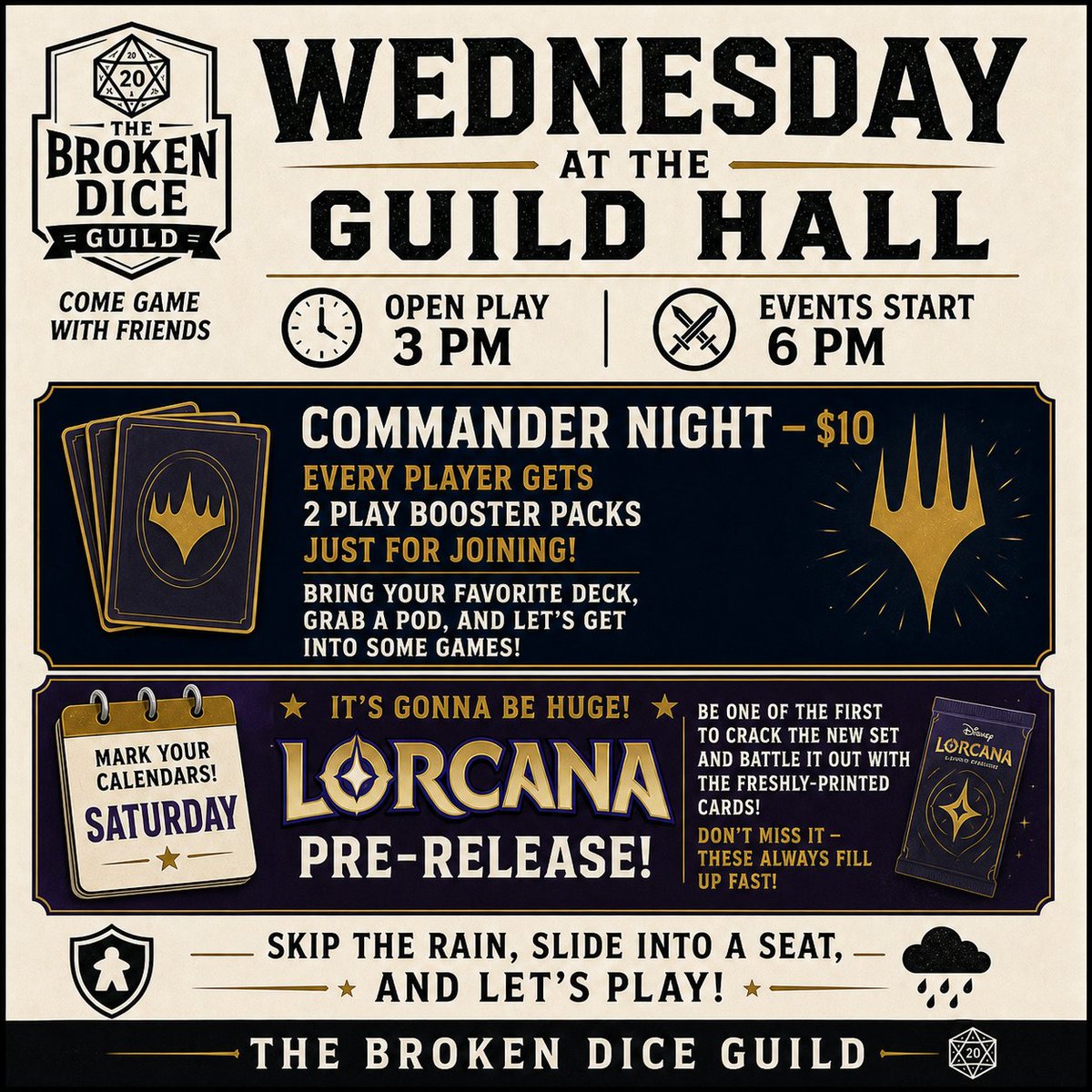 The Broken Dice Guild tweet media