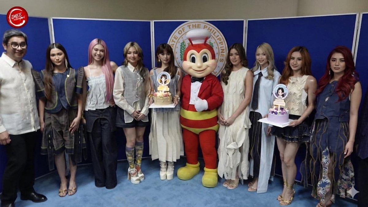 Congratulations, girls <a href="/BINI_ph/">BINI_PH</a>

Advance Happy Birthday, <a href="/bini_sheena/">Sheena Catacutan</a>
<a href="/bini_maloi/">Maloi Ricalde ౨ৎ</a>. Talagang sa senate pa kayo sinurprise ni Jollibee 😂

PH SENATE WELCOMES BINI

#NationsGirlGroup #BINI_Coachella