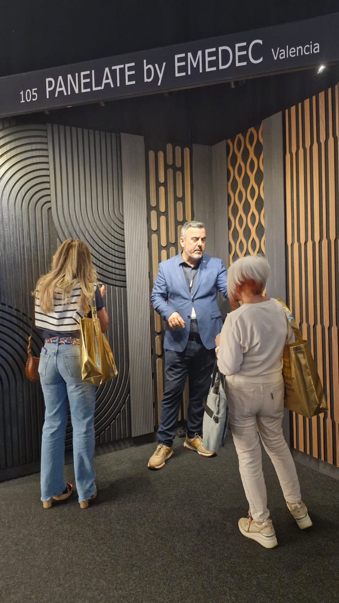 Panelate_com's tweet photo. Gran acogida en ARCHITECT@WORK Madrid, donde hemos presentado FLUX DESIGNS by Panelate Soft, una propuesta que explora el ritmo y la continuidad de la superficie desde una mirada dinámica.

Mañana último día, te esperamos en el Stand 105.
🎟️ Pase gratuito: https://t.co/5u3CskbszX https://t.co/JPMSC5CRW6