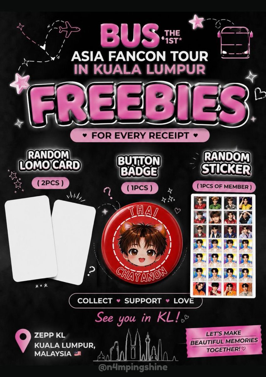 n4mpingshine's tweet photo. HI MY BEUS ! 🤪
FREEBIES ALERT 🚨
🎁 25 ea
📍 Zepp KL
⏰ TBA
first come , first serve ! don’t miss out na🏃💨
#BUSbecauseofyouishine
#BUS_THEFIRSTLIGHT
#BUS_The1stAsiaFanconTour
#BUSinKL
#BUSKLFanconFreebies https://t.co/yotvZVeBuu