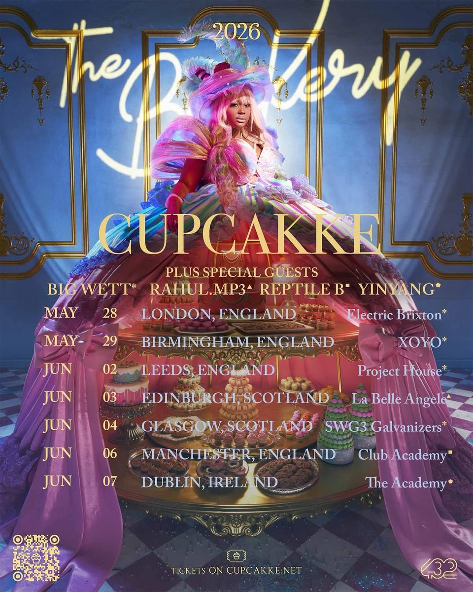 OnlyReptileB's tweet photo. Round 2 💋

Last year I supported @CupcakKe_rapper and it was messy enough to deserve a sequel.

Manchester, I’m back supporting her on June 6 at Club Academy.

Come cute! https://t.co/PVOJM5uzvL