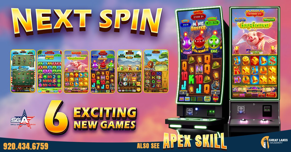 GlaStore's tweet photo. Next Spin from Skill Games of America

Boost your venue’s entertainment lineup with Next Spin by Skill Games of America, a premier 6-in-1 multigame board designed to maximize player engagement. 

Call: 920-434-6759
or visit: https://t.co/UBYyOXcwOq https://t.co/stgUJnJI15