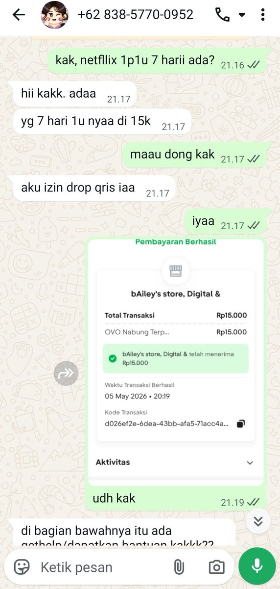 JANGAN BELI AKUN NETFLIX DLL DI SINI, PENIPU.
#zonauang #netflixharian #penipu