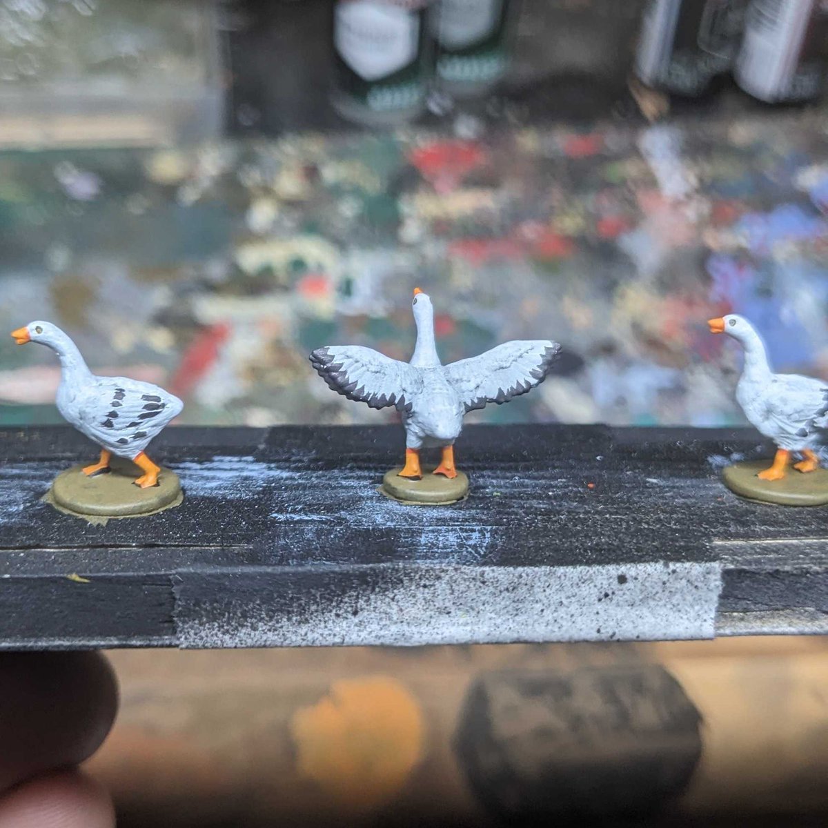WargamesIll's tweet photo. From geese to a horse, here are a few more WiP shots of Matt's Victrix Medieval Farm Animals.

#WiPWednesday #WorkinProgressWednesday #Wargaming #Wargamers #TabletopWargaming #Tabletop https://t.co/tq3qysRC8H