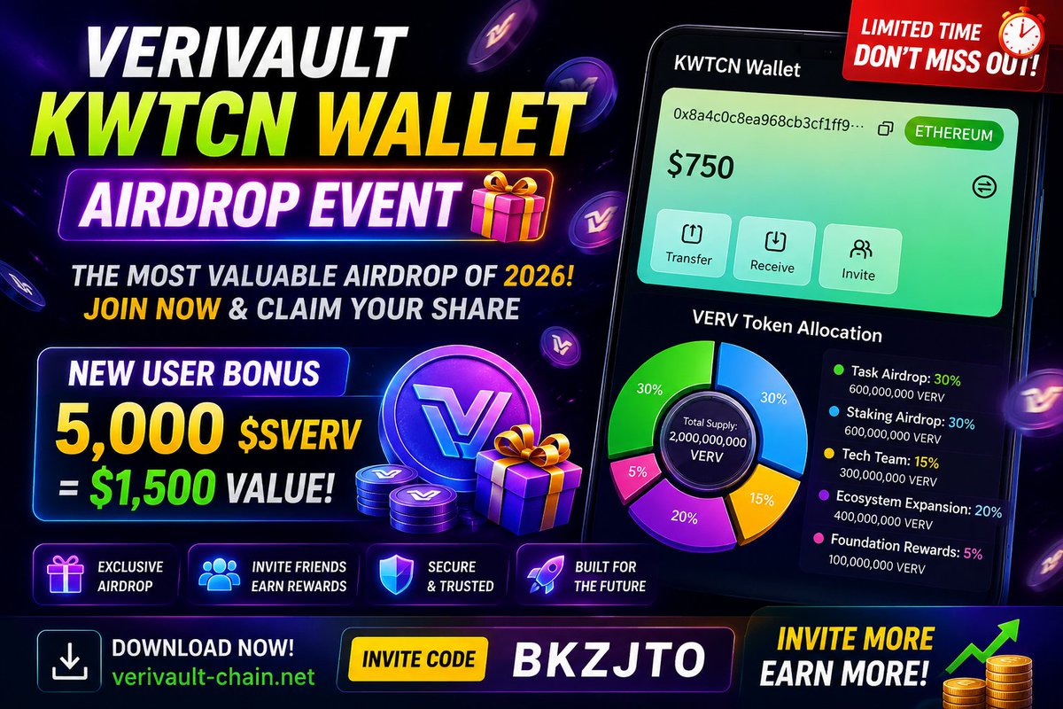 Exploring a new Web3 wallet ecosystem called KWTCN / VeriVault (<a href="/VeriVault_VERV/">Kwtcn Wallet (VERV)</a>).
They are currently running a community reward campaign for early users, including referral based incentives and token rewards.

If you are interested in crypto wallets, blockchain communities, or