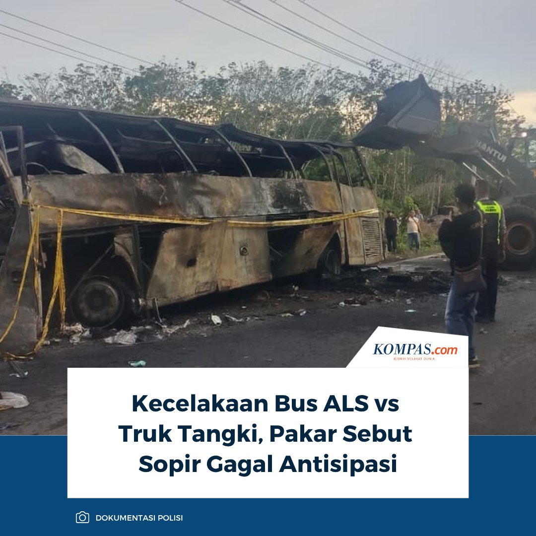 kompascom's tweet photo. Baca di sini:
https://t.co/AcHwmoPIyI
Kecelakaan maut melibatkan bus PO Antar Lintas Sumatera (ALS) dan truk tangki terjadi di Kabupaten Musi Rawas Utara, Sumatera Selatan, Rabu (6/5/2026).
~NA #Kecelakaan #BusALS #TrukTangki #SumateraSelatan https://t.co/ai2s1hmCOV