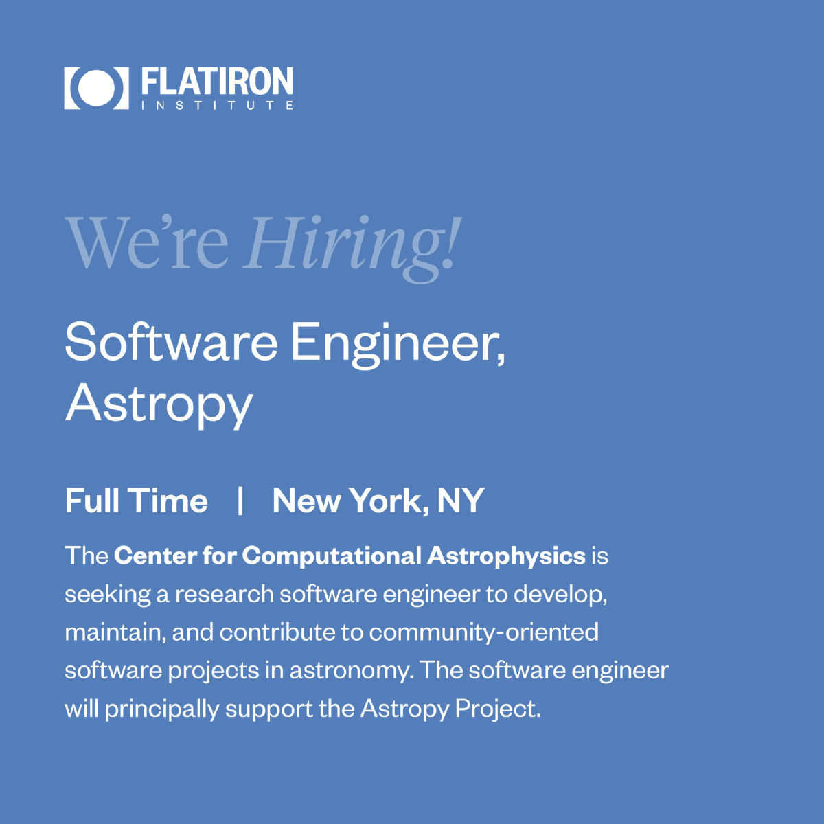 Flatiron Institute tweet media