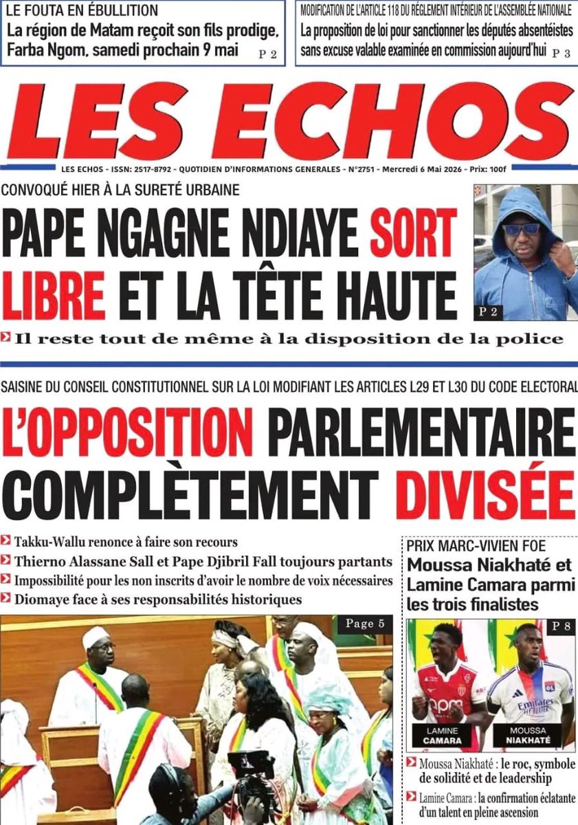 Ibnbarakane's tweet photo. Cette division est une réalité : vous n'êtes pas à la hauteur d'une opposition capable de tenir tête à ce régime. C’est vraiment dommage ; avec autant de cadres intellectuels, ne pas pouvoir s'unir pour l’essentiel est un échec.
#Senegal #OppositionSN #RP2D #PolitiqueSN https://t.co/hIsYxdUkBk