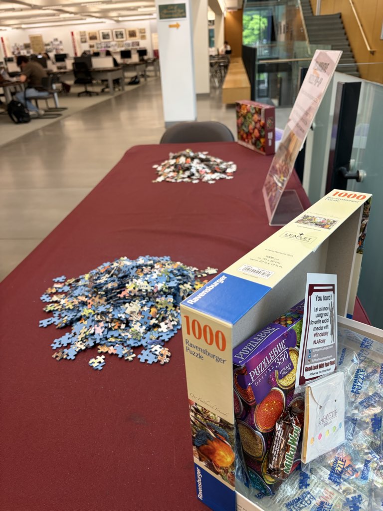 LafLib's tweet photo. Well that was fast! The #LAFairy was so impressed that both puzzles were completed in two days they put out some more and dropped an extra #FinalsFairy puzzle prize! https://t.co/bAnG6E4u45