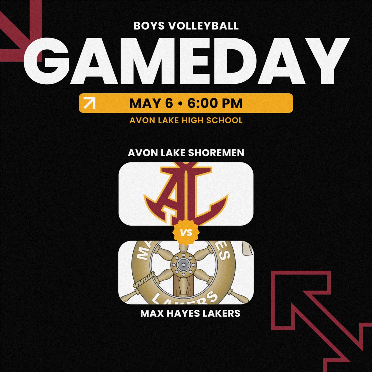 ShoremenVB's tweet photo. IT'S GAMEDAY AND SENIOR NIGHT!🔥🏐

Join us tonight as we recognize our senior C.J. Stobe prior to facing Max Hayes High School.

All of the action begins tonight at 6:00pm.  

Adult admission is $6 and kids under 18 are free! https://t.co/m8fBssretg