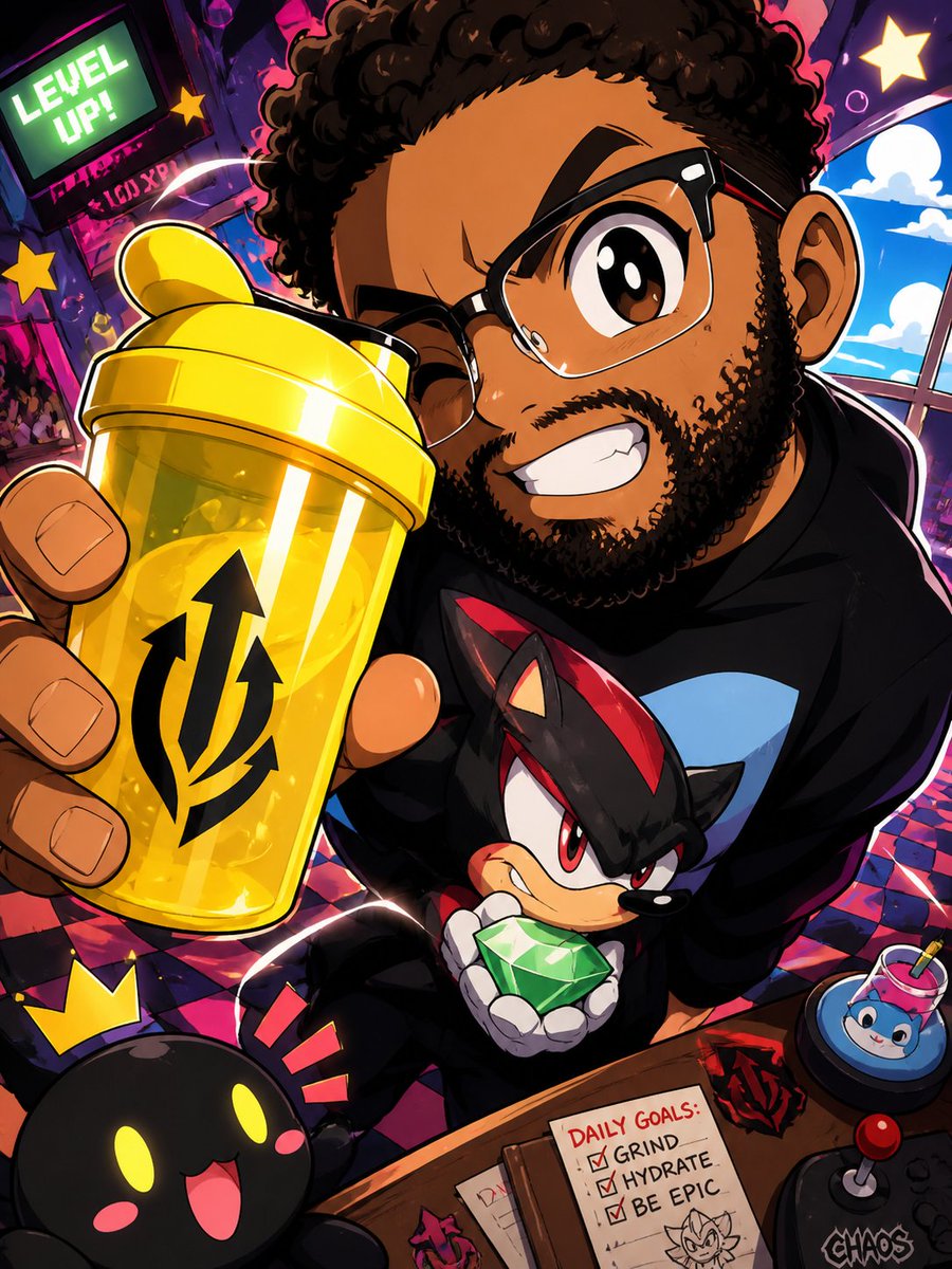 Shadow727's tweet photo. Good morning everyone! Today we are drinking StrawBeary Banana from @DrinkFreshenUp. Doing some streaming of more Days tonight. What flavor of energy are you drinking? Hoping it's FreshenUp. If not, I totally understand. https://t.co/u6jq4wYv49