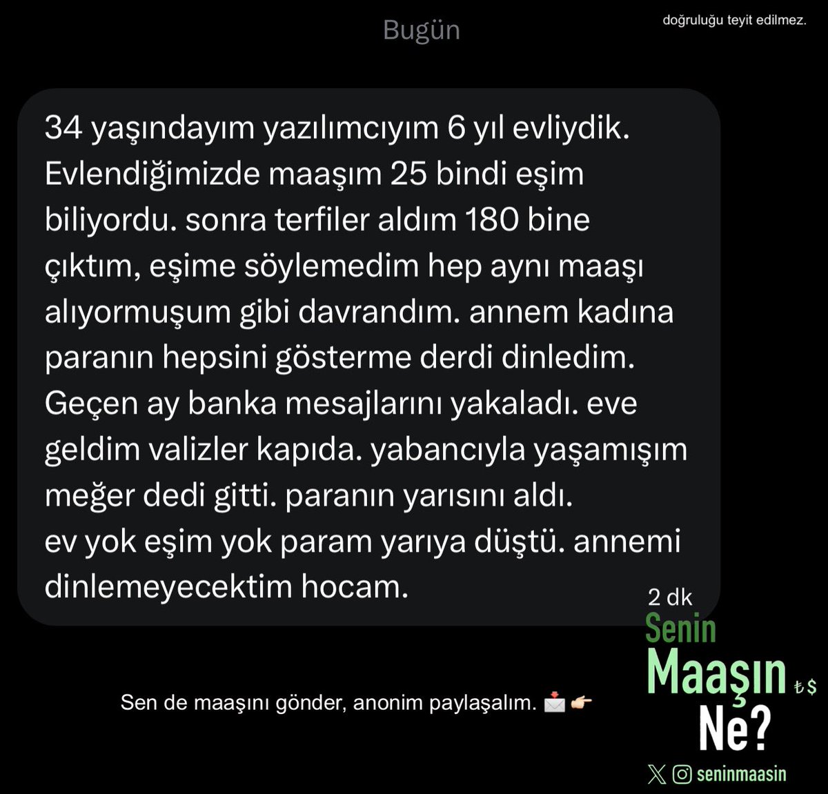 Senin Maaşın Ne? 💸 tweet media