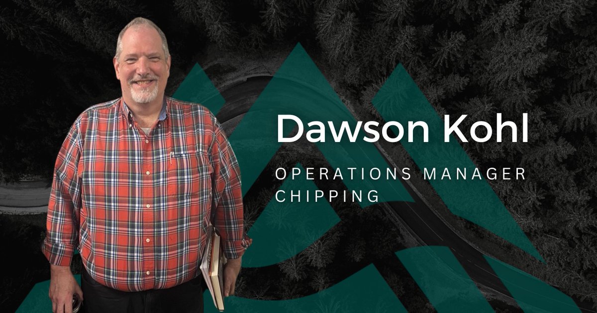 Sutherland_Grp's tweet photo. We are pleased to share that Dawson Kohl has joined the Sutherland Group, with BC Eco as Operations Manager - #Chipping! 
Dawson brings over 20 years of #leadership experience across #transportation, #logistics, #mining, and operations. Welcome, Dawson! 
👉https://t.co/MCQMhrVq8Y https://t.co/tdqQMxN1X8