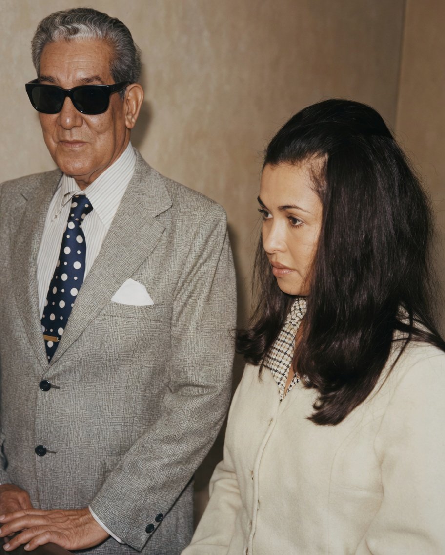 Foto del 27 de diciembre de 1972, día en que Arnulfo Arias Madrid y Mireya Moscoso se casaron.
