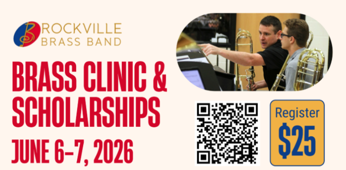 rockvillebb's tweet photo. Students, Seniors, &amp; Star musicians join the Rockville Brass Band in a free concert June 7, 2pm at Richard Montgomery High School, 250 Richard Montgomery Drive, Rockville, MD. Our guest soloists: euphonist Andrew Ribo, and trumpeter Susan Rider. https://t.co/Nh5hudpnPy