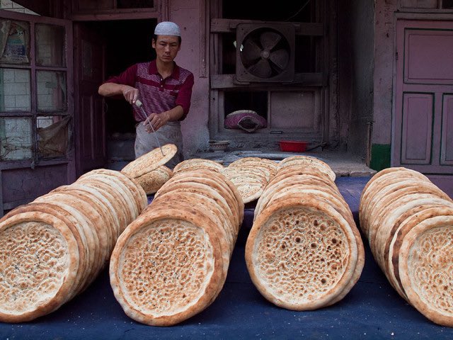 nomadaesthetic's tweet photo. Uyghur bread, East Turkeastan. https://t.co/puo0V3Zxbb