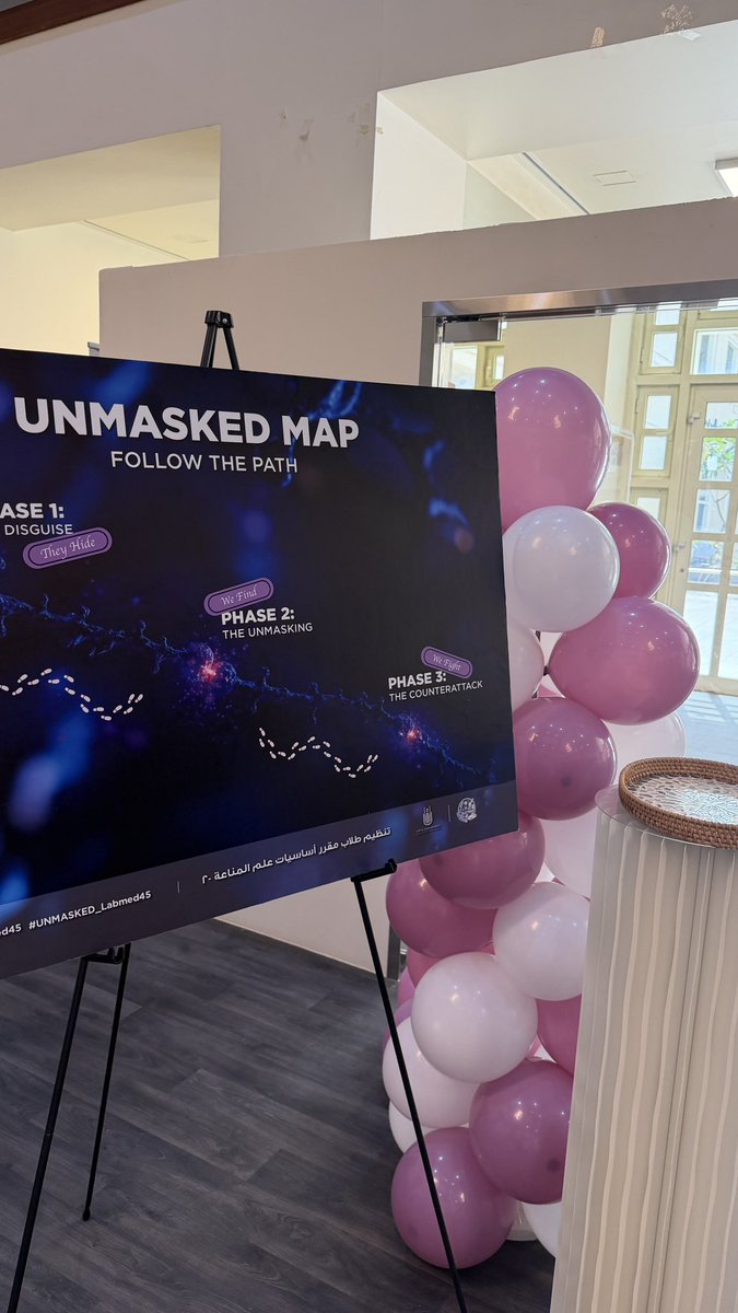 Yaraabrisa's tweet photo. استمتعت بحضوري لفعالية المختبرات اليوم مره بدّعوا🔬🤍
 #Unmasked
#uqulabmed25 https://t.co/DEaWCP2uQN
