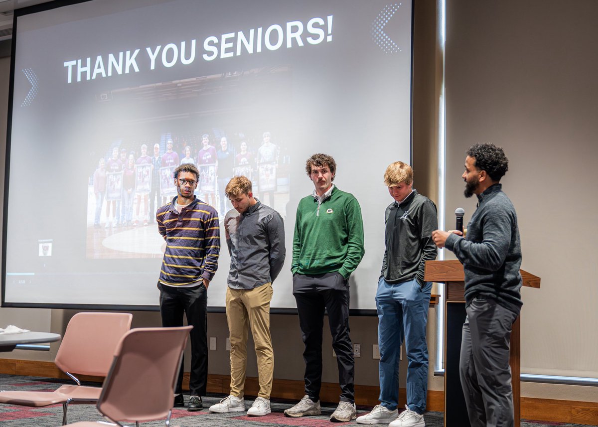 UWLEagleMBB's tweet photo. Celebrated another historical season of UW-L Men’s Basketball!! Congrats to the award winners!! Thank you to all the families, friends, and supporters of UWL Men’s Basketball!!

THANK YOU SENIORS‼️

#ALLIN 🦅🏀 https://t.co/oz7NOskHWA