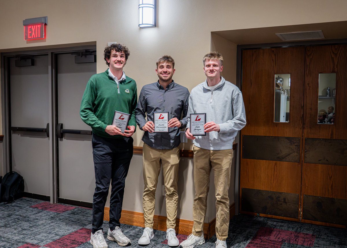 UWLEagleMBB's tweet photo. Celebrated another historical season of UW-L Men’s Basketball!! Congrats to the award winners!! Thank you to all the families, friends, and supporters of UWL Men’s Basketball!!

THANK YOU SENIORS‼️

#ALLIN 🦅🏀 https://t.co/oz7NOskHWA