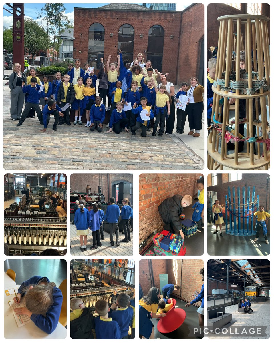 Year4CT's tweet photo. School Trip ✏️ Year 4CT’s visit to the Museum of Science and Industry was a fantastic way to learn about Manchester and the Industrial Revolution! @HollinPrimary https://t.co/oXaIoOfUX0