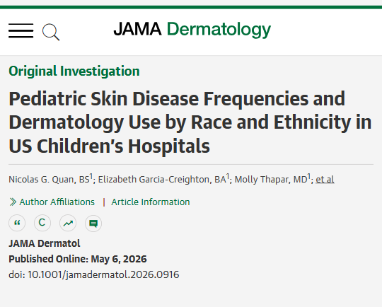 JAMA Dermatology tweet media
