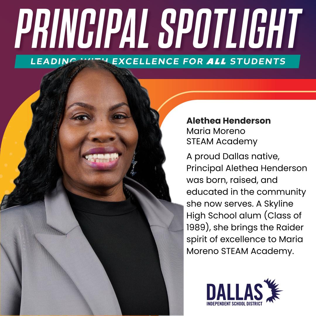 DallasISDSupt's tweet photo. Beyond the classroom, Principal Henderson is a lifelong sports enthusiast who enjoys keeping a close eye on the scoreboard. She thrives on the strategy, teamwork, and excitement that come with the game. https://t.co/HV6A24exUO