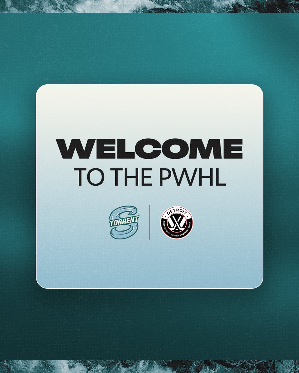 PWHL__Seattle's tweet image. No longer the new kids on the block! 

Welcome to the league, @pwhl__detroit! 🛞