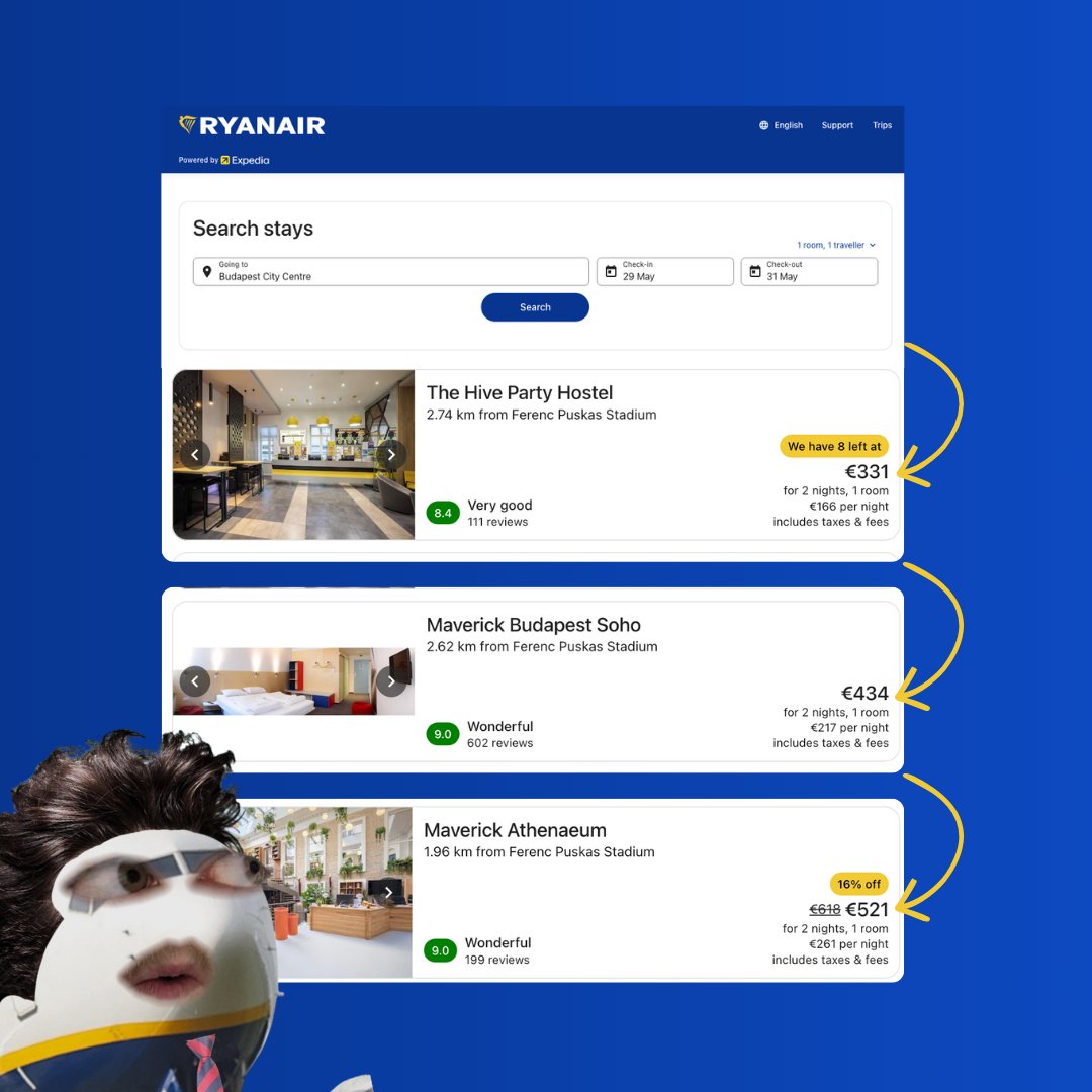 Ryanair tweet media