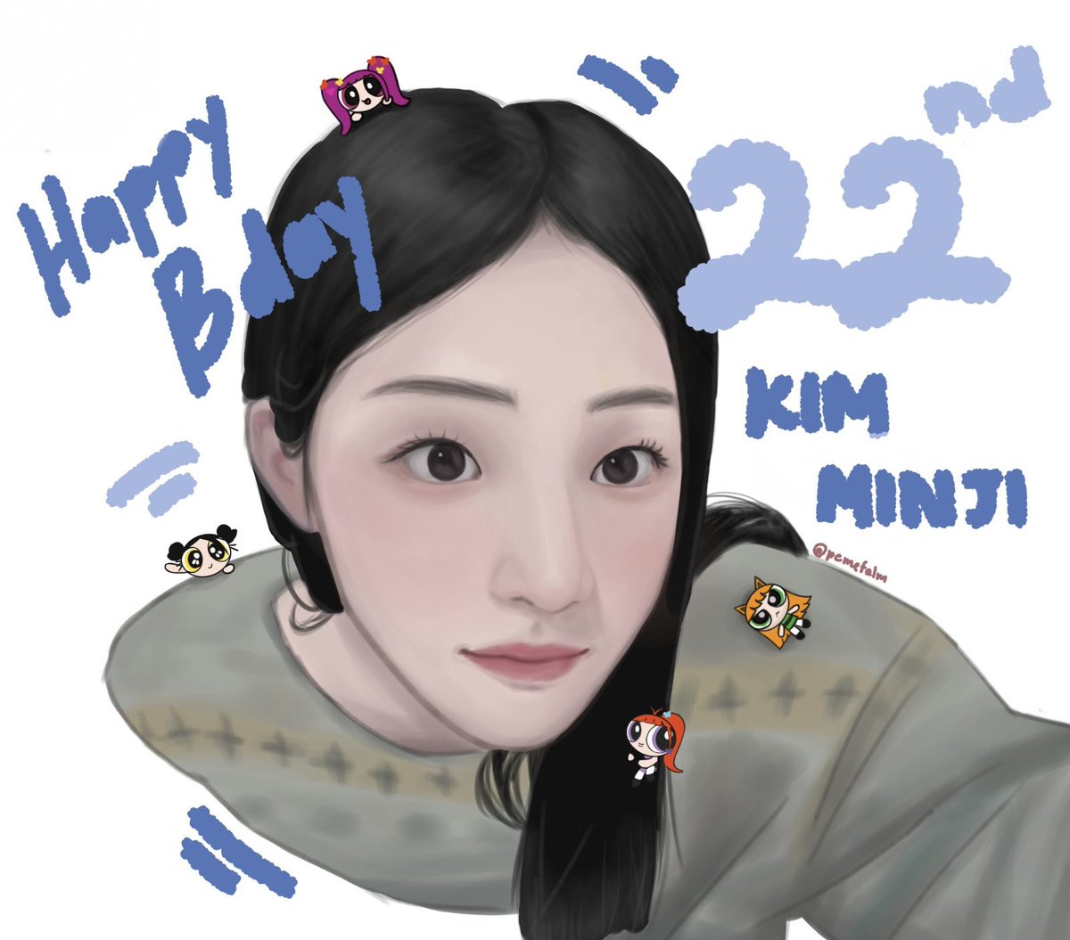 pcmefalm's tweet photo. Happy Birthday, my MJ 🐻💙

#우리집곰아지_민지생일_복복복
#Sweet_Darling_MINJI
#GOMAJI_MINJI_DAY https://t.co/5JOcj4ccaB
