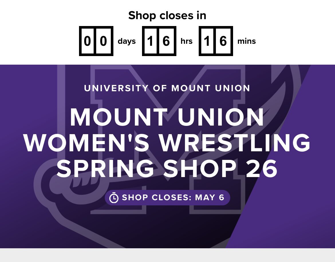 MountUnionWW tweet picture