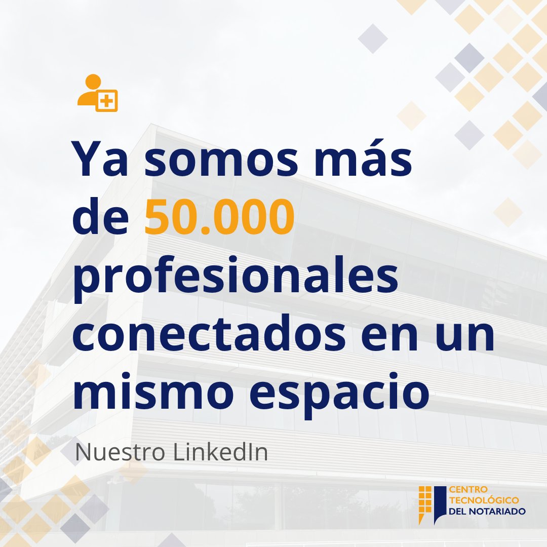 Centro Tecnológico del Notariado tweet media