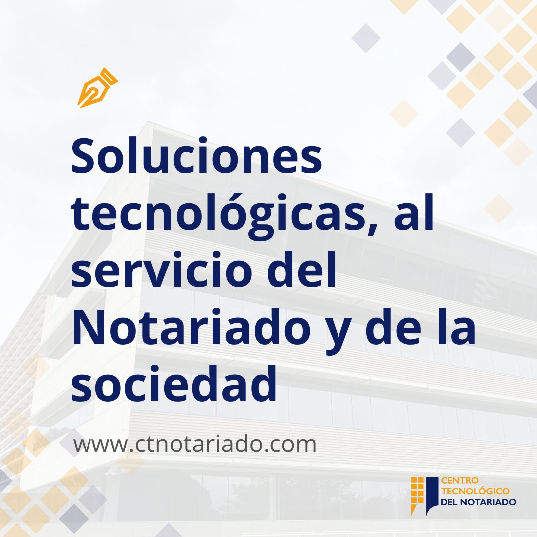 Centro Tecnológico del Notariado tweet media