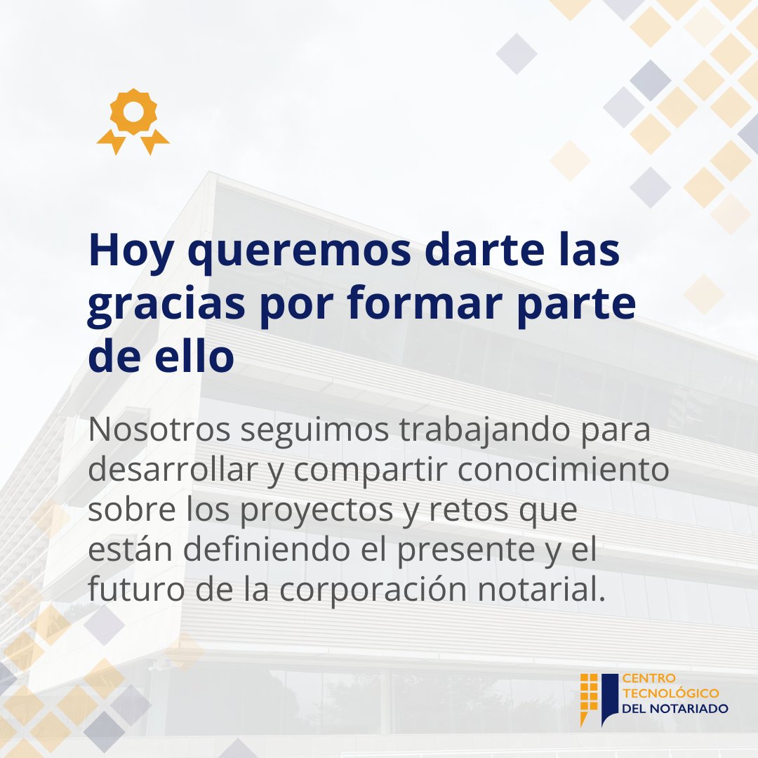 Centro Tecnológico del Notariado tweet media