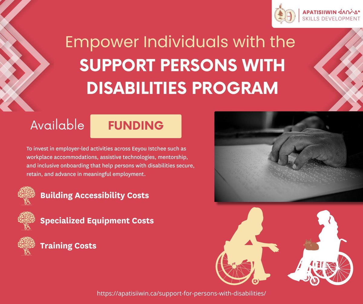 apatisiiwin's tweet photo. 🌟 What if building a more inclusive workforce began with you?

Because when workplaces become more accessible, everyone rises. 💼✨

#InclusiveWorkforce #EeyouIstchee #EmploymentEquity #WorkplaceInclusion https://t.co/SOlxNprT7Q