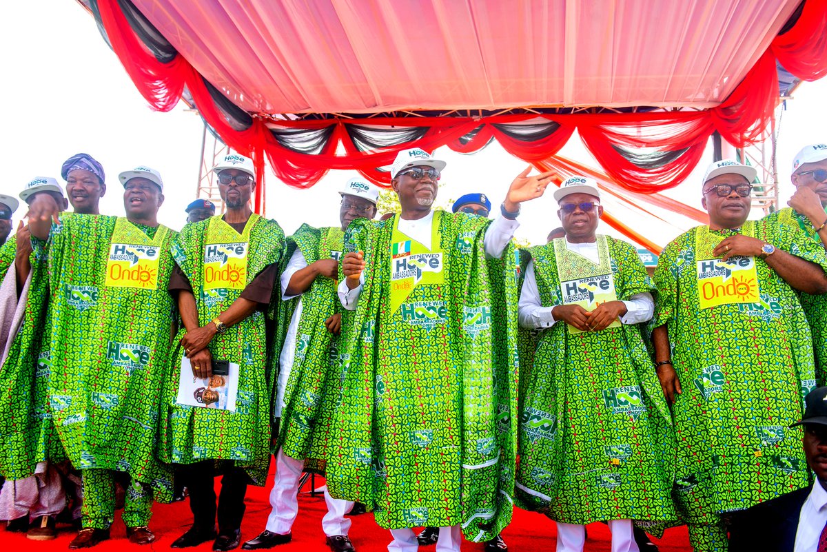 OlayideOAdelami's tweet photo. Yesterday, I was honoured to be present at the formal inauguration of the Renewed Hope Ambassadors in Akure, where Governor @LuckyAiyedatiwa unveiled a structured, statewide mobilisation platform to drive coordinated grassroots engagement ahead of the 2027 general elections. 

The initiative reflects a clear transition from vision to organised action, positioning ambassadors across all local government areas as frontline communicators of the Renewed Hope Agenda of @officialABAT, with its focus on reform, continuity and sustainable development.

The event also reinforced the strong alignment between federal and state leadership in advancing policies that are already yielding tangible results across critical sectors.

As we continue to deepen engagement at the grassroots, the emphasis remains on disciplined organisation, credible communication and inclusive participation, all geared towards consolidating progress and securing a stronger future for our people by ensuring that Mr President stays in office beyond 2027.