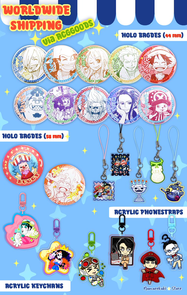 🌟 STORE UPDATE 🛍️

— 13 NEW stickers &amp; 4 NEW badge designs ✨
— Stickers + Photocard kit for dastmalchian kun fans out there B)!
— Physical merch now available through ACGOODS!

💖 Special deal when you buy 5 or 10 stickers!
🔗👇