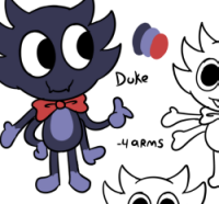 DandysLeaks's tweet photo. duke, the common toon for the 2024 halloween event #dandysworld https://t.co/mWqAe7Y5tb