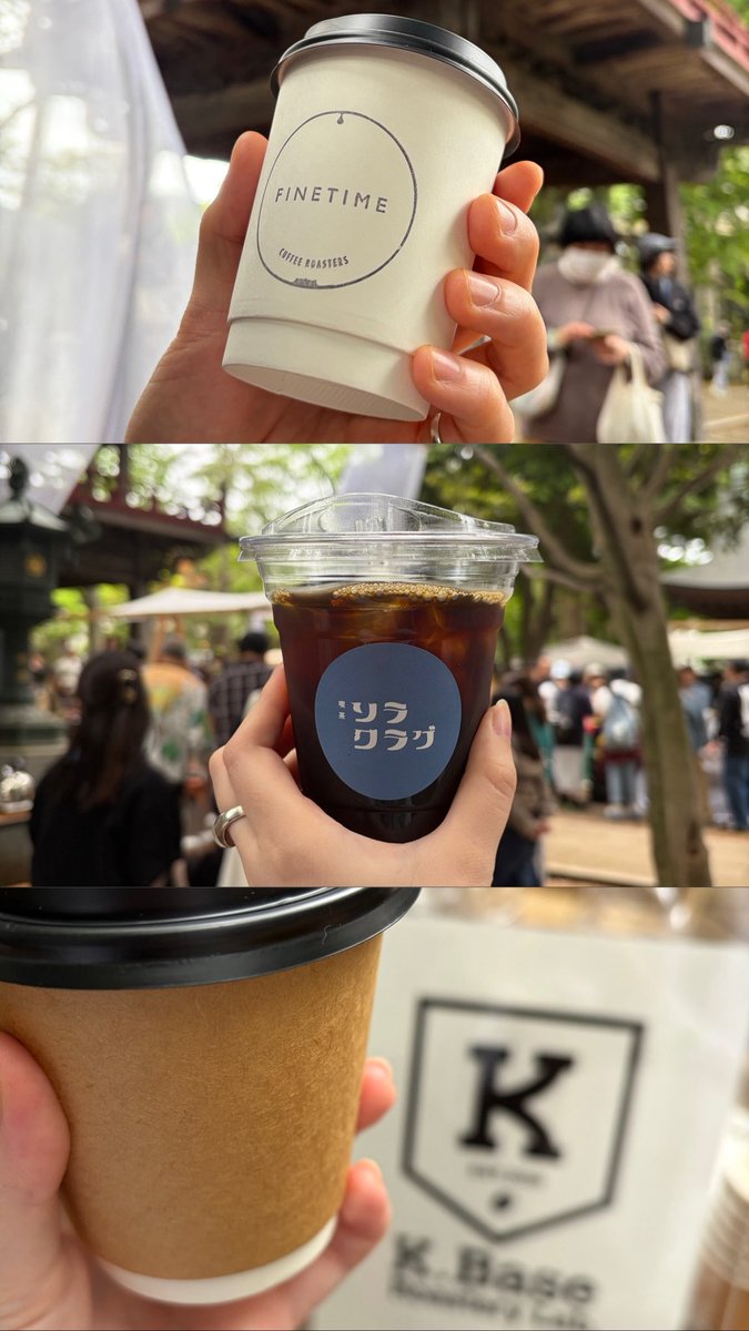 shiro__Q's tweet photo. 5/6 珈琲参道 初参加☕️

飲んだコーヒー

Finetime Coffe Roasters 
Elsa Benavides

ソラクラゲ
ラオス ティピカ

K.Base Rosastery Lab.
グアテマラ アンティグア SHB

購入品☺︎

SGSC 
平田直人氏 6寸平皿

SUBURB RANCH
背骨 ロングスリーブ ブラック マグナムウェイト　ビカクシダ ビーチー https://t.co/DvhHW4wDP7