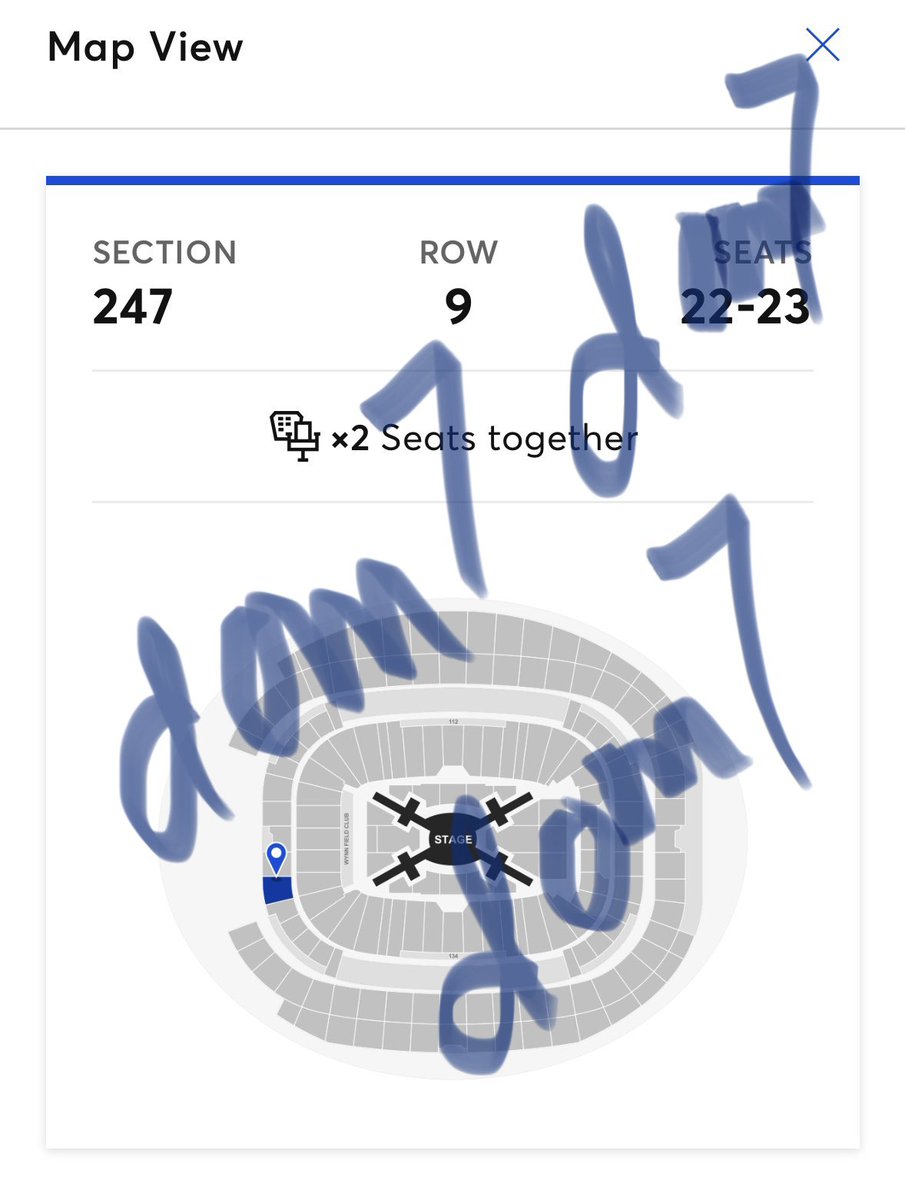 beaconcepcion's tweet photo. selling BTS las vegas day 4 tickets - may 28! 
rfs: got our preferred seats!

two tickets beside each other!
Sec 247, Row 9, Seats 22 - 23

selling for $250 each 🥹🙏🏼 
payment via paypal g&amp;s! or meet up at LA / Vegas. should be willing to video call 

#wts #BTS_WORLDTOUR_ARIRANG https://t.co/d8ixfPdb8H