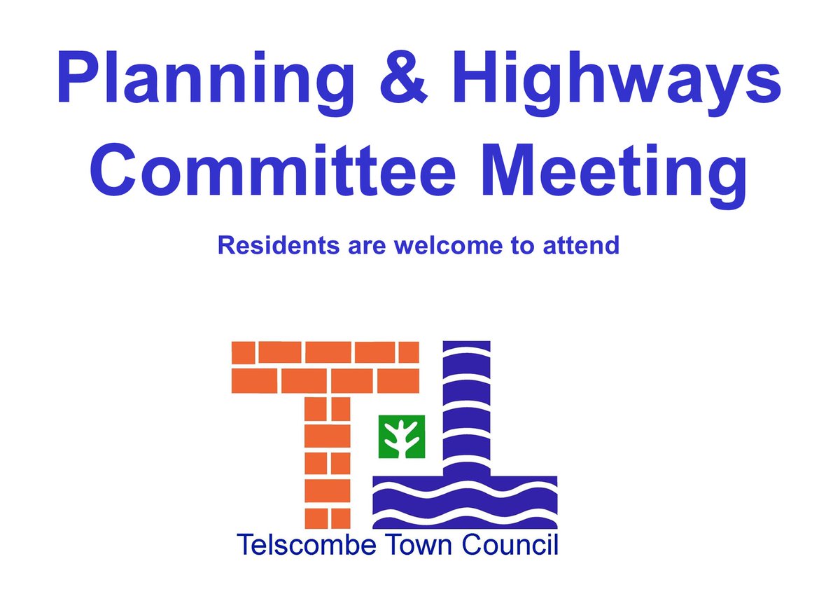 TelscombeTC's tweet photo. The Planning &amp; Highways Committee next meets on Wednesday 13th May at 7:30pm in the Civic Centre.  Residents are welcome to attend.

Click to see the full agenda:  https://t.co/51Zji2cACy

#Telscombe #Saltdean https://t.co/H1bFiUeEi7