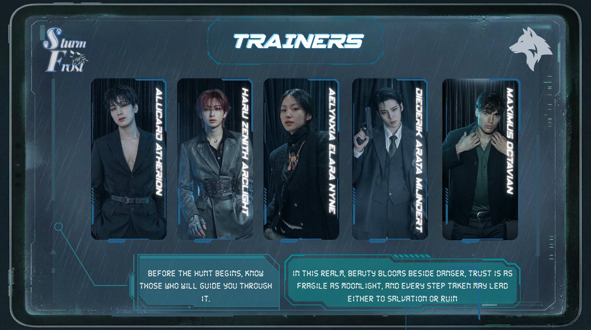 LOKALFEEDS's tweet photo. ㅤ
ㅤ
 𝐓𝐡𝐞 𝐖𝐚𝐫𝐝𝐞𝐧𝐬 𝐨𝐟 𝐭𝐡𝐞 𝐕𝐞𝐢𝐥

In a land where survival defines every step, guidance becomes more than a privilege, it becomes necessity. we're here to watch, lead, and prepare every soul for what lies beyond the shadows.

Meet the Trainers of Sturmforst.

ㅤ https://t.co/1PLKkAkYST