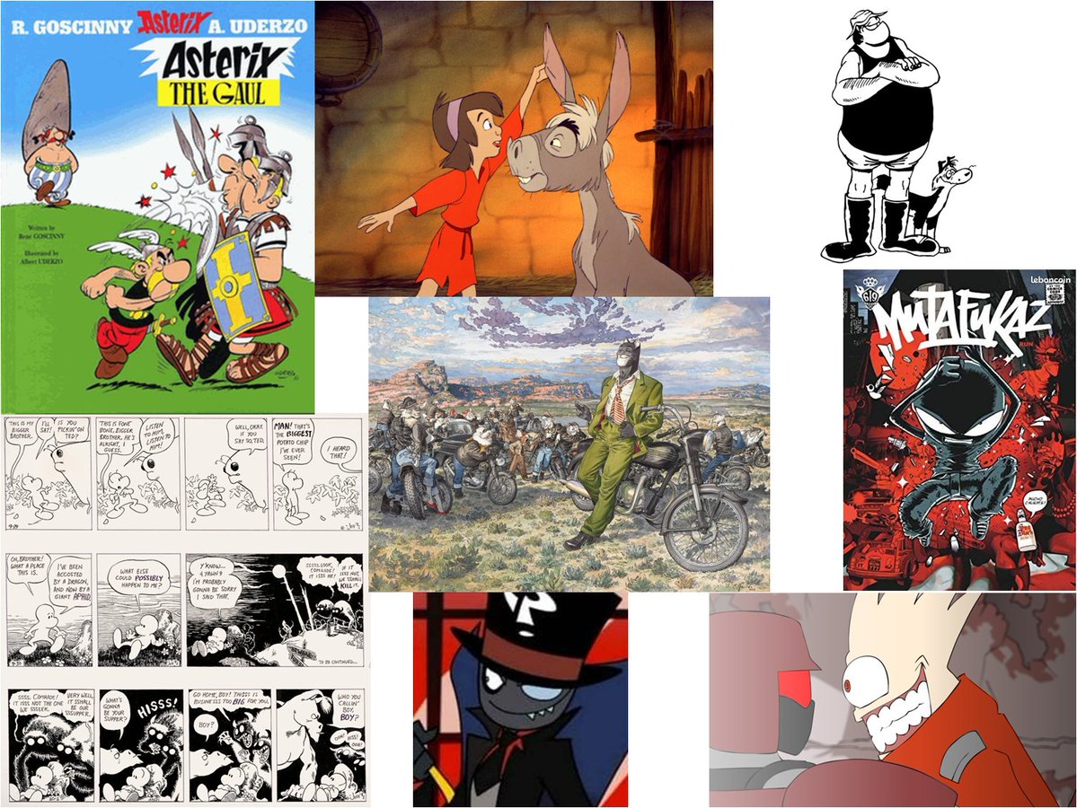 LizafootF7's tweet image. #mfkz #asterix #monkeywrench #villainous #villanos #blacksad #comic
🎆💖💝I hereby pay homage and tribute to the old and new generation of cartoonists of media to those whose stories made it and those that didn't but found a better future for its creators all over the world!